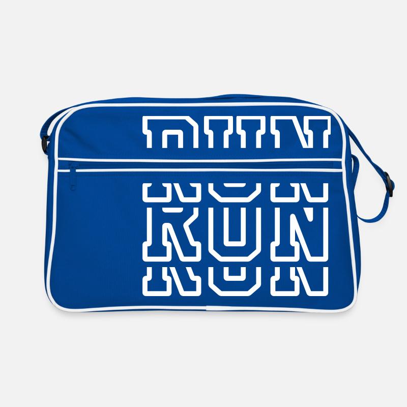 Run Run Run - Maillot de course - Marathon - Jogger Sac Retro