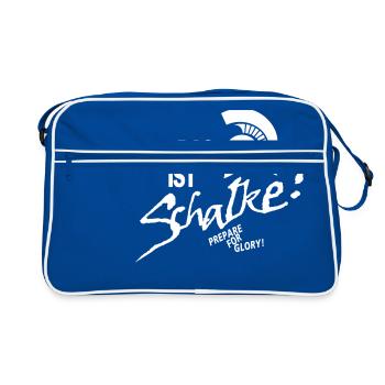 C'est Schalke - Sac Retro - bleu/blanc - Devant