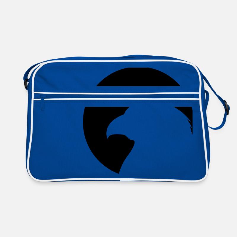Adler - Retro Tasche - Blau/Weiß