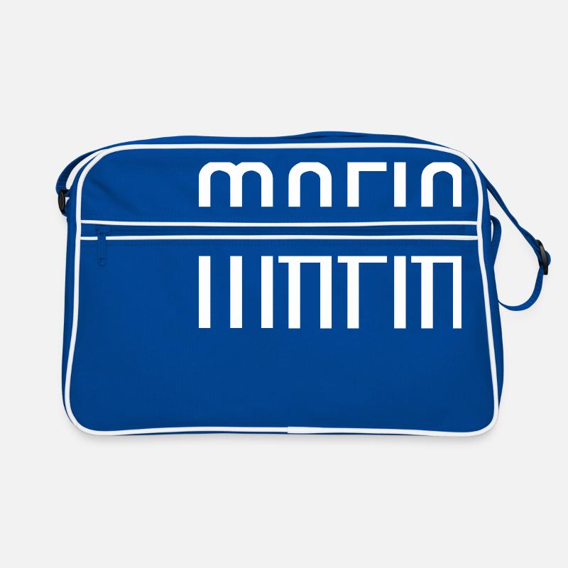Mafia - Retro Tasche - Blau/Weiß