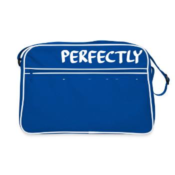 parfaitement imparfait - Sac Retro - bleu/blanc - Devant