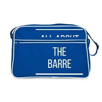 Ballet Ballerina Dancing Dance School Gift - Retro Bag - blue/white - Front