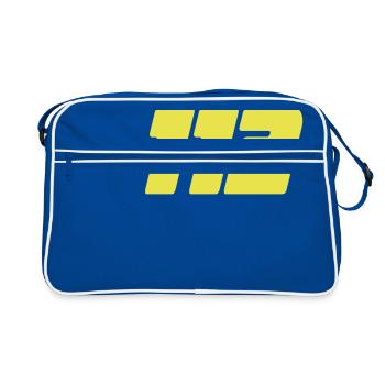 Service d'incendie 112 - Sac Retro - bleu/blanc - Devant