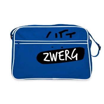 poison dwarf - Retro Bag - blue/white - Front