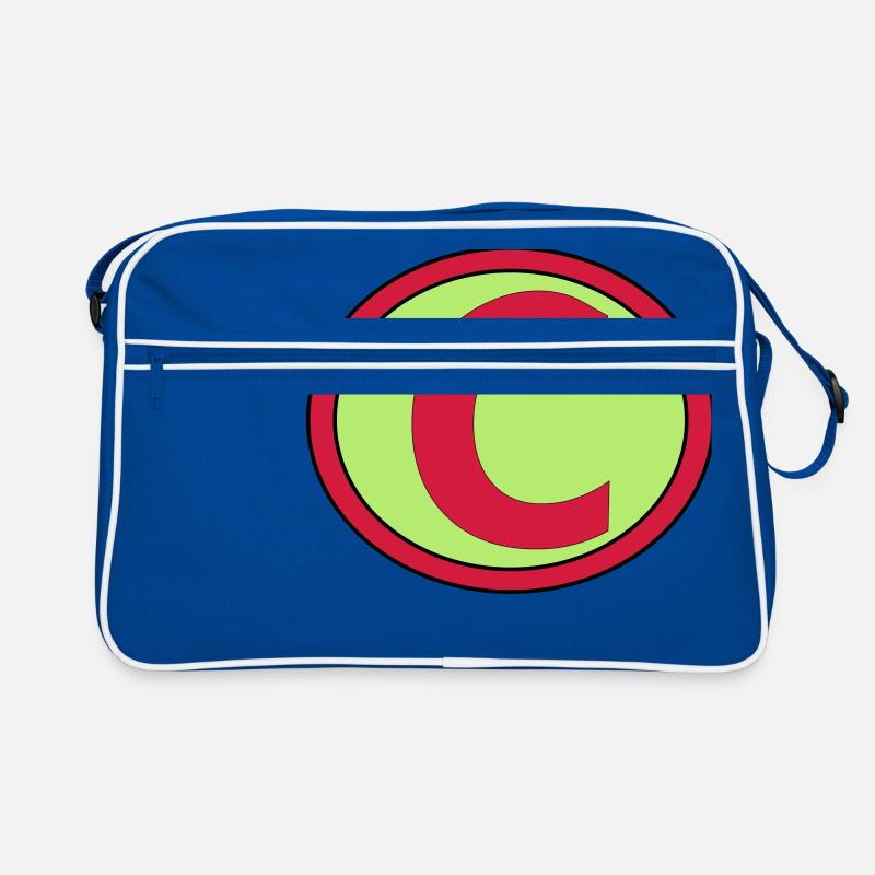 Super, Superheld, Superheldin, Hero, C Retro Tasche