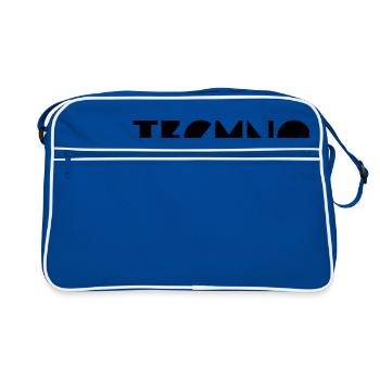 Techno Music Logo Festival - Retro Bag - blue/white - Front