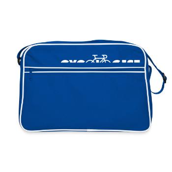 CYCOLOGIST - Retro Bag - blue/white - Front