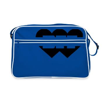 Meilleurs amis pour toujours - Sac Retro - bleu/blanc - Devant
