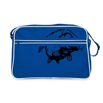 CARP - Sac Retro - bleu/blanc - Devant