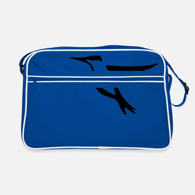 Kolibri 2 - Vogel Geschenk Geschenkidee Retro Tasche