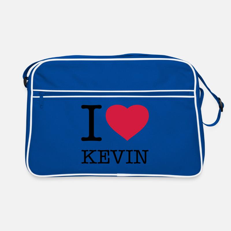 I LOVE KEVIN Retro Tasche
