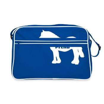 Cheval 150 pour cent - Cold Blood - Sac Retro - bleu/blanc - Devant