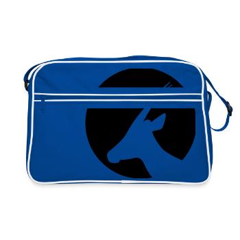 gazelle - Sac Retro - bleu/blanc - Devant