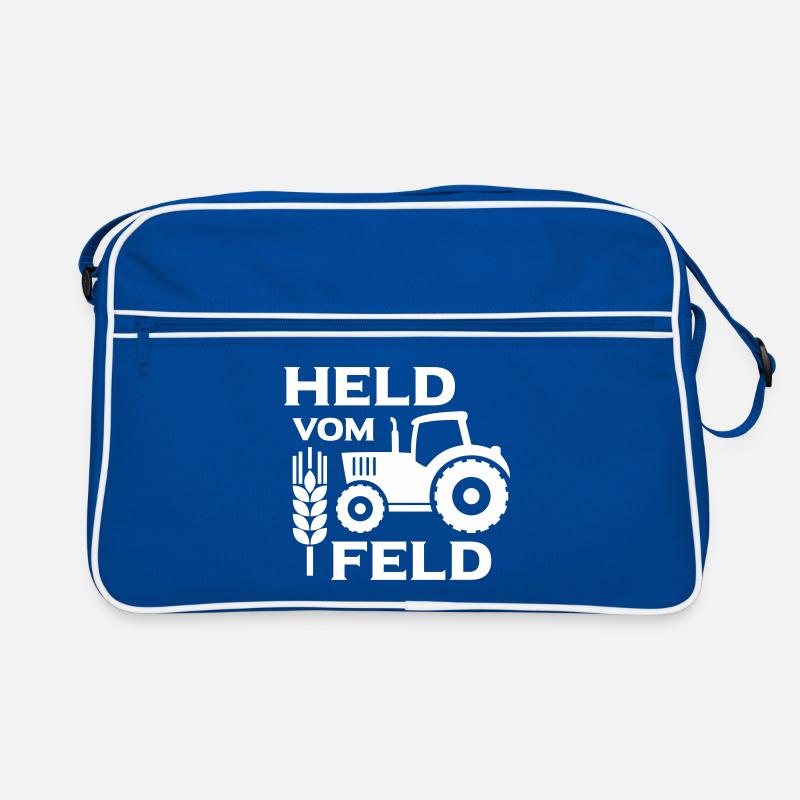 Held vom Feld (Bauer) Retro Tasche