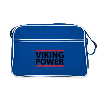 Viking Power - Sac Retro - bleu/blanc - Devant