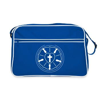 Luther - Sac Retro - bleu/blanc - Devant