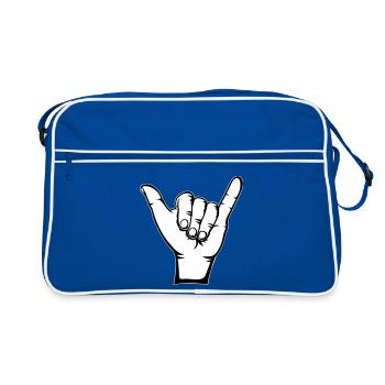 Surfer Icon Hand - Sac Retro - bleu/blanc - Devant