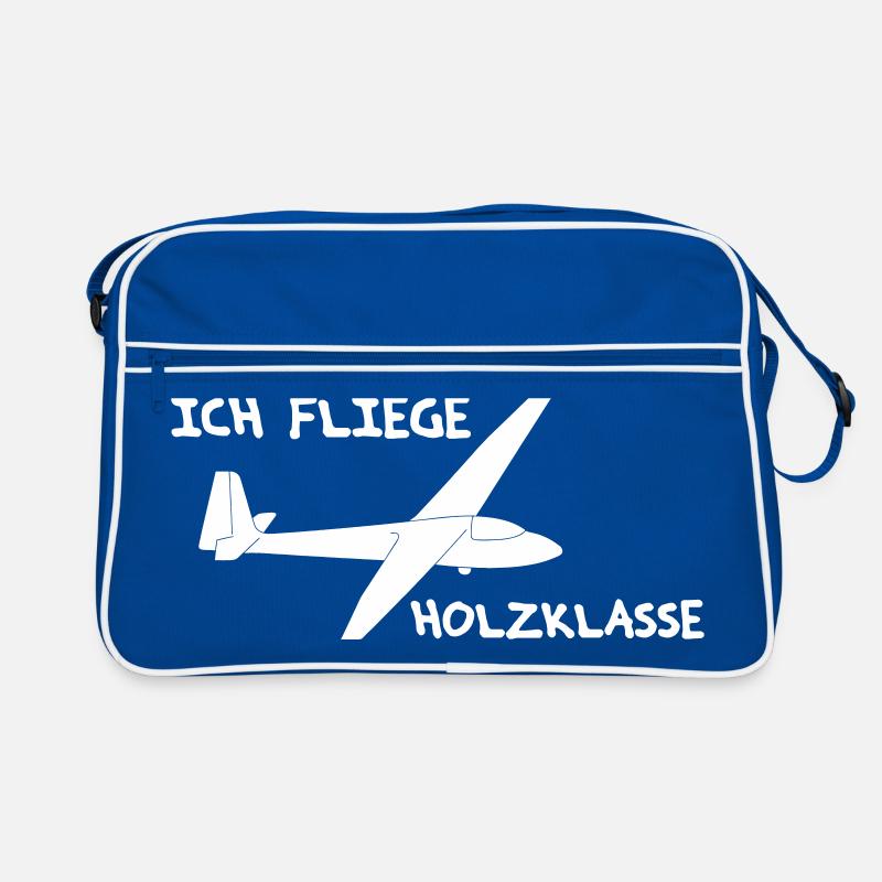 Segelflugzeug Segelflieger Geschenkidee Tshirt Retro Tasche