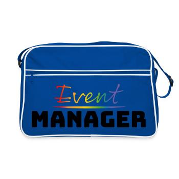T-shirt pour CSD LGBT Event Manager - Sac Retro - bleu/blanc - Devant