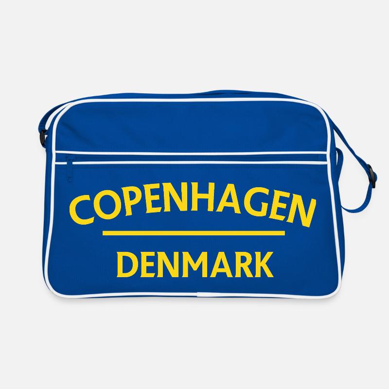 Copenhagen – Denmark Textdesign Retro Bag