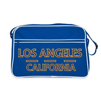 Los Angeles California - Retro Bag - blue/white - Front