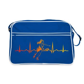Conception professionnelle de pickleball pour les fans de pickleball - Sac Retro - bleu/blanc - Devant