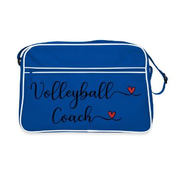 Volleyball Coach - Retro Bag - blue/white - Front
