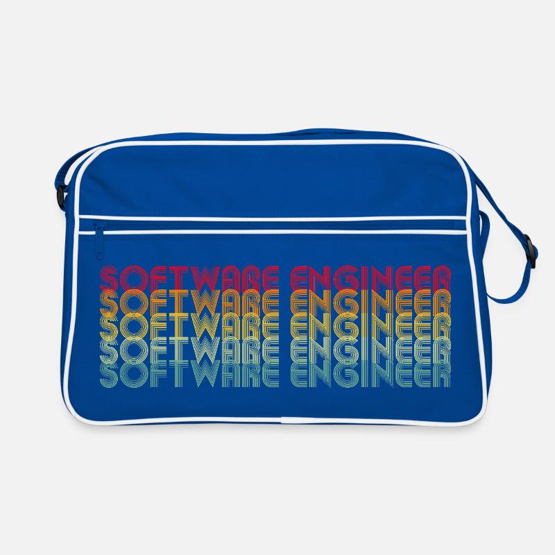 Motivation colorée pour le codage Sac Retro