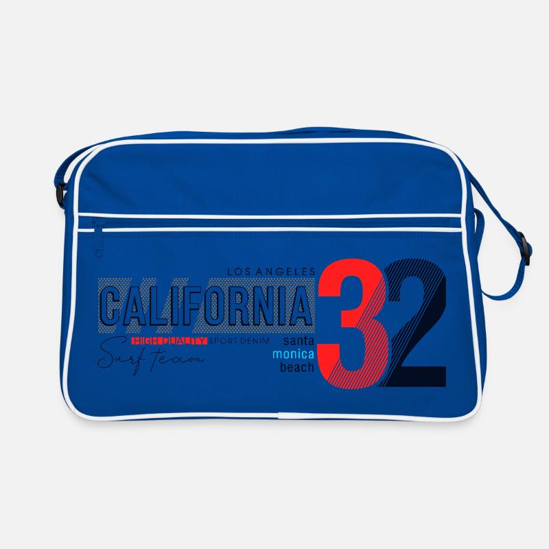 Conception de l’équipe de surf de Californie Sac Retro