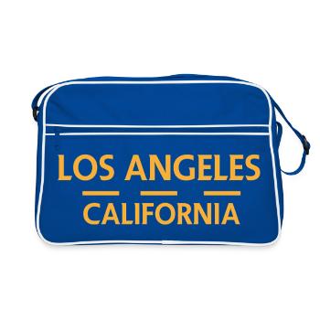 Los Angeles California - Retro Bag - blue/white - Front
