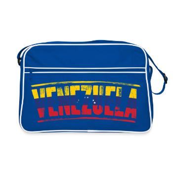Venezuela Flag Wordmark - Retro Bag - blue/white - Front