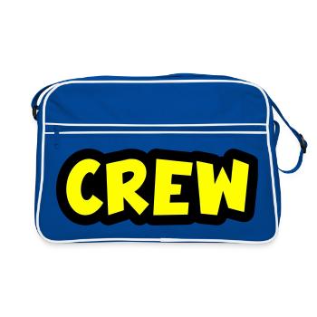 crew - Retro Bag - blue/white - Front