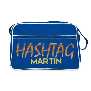 Martin - Sac Retro - bleu/blanc - Devant