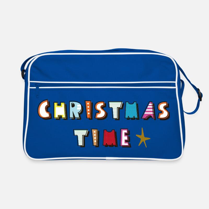 Christmas Time Retro Tasche
