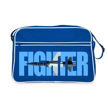 Chasseur T-38 Talon - Sac Retro - bleu/blanc - Devant