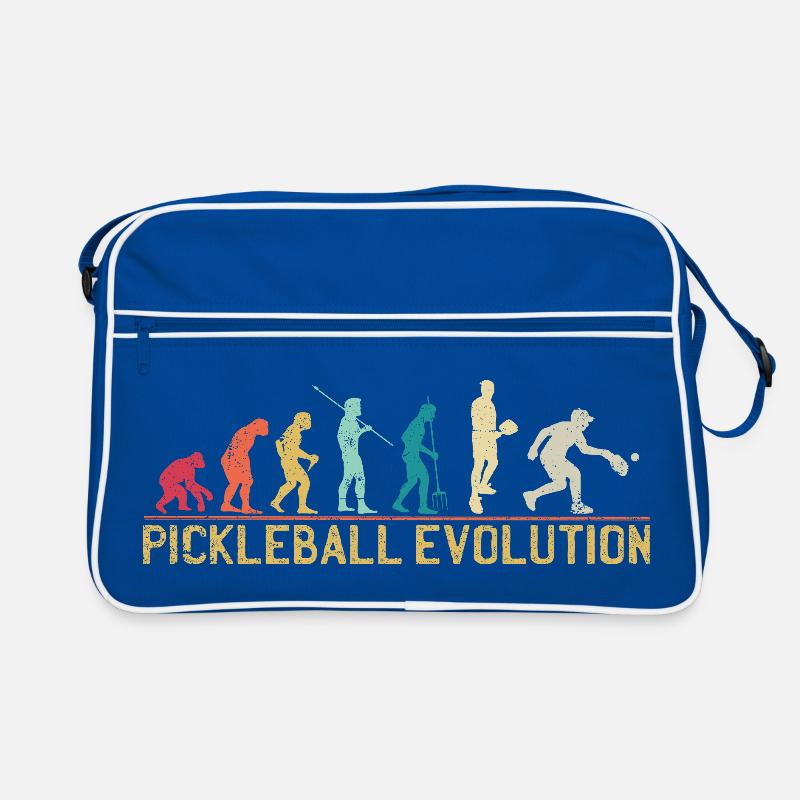 Pickleball Evolution Progression Design Retro Tasche