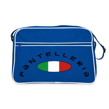 Pantelleria Italie Câpres - Sac Retro - bleu/blanc - Devant