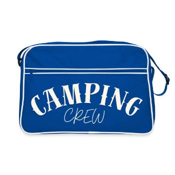 Équipe de camping - Sac Retro - bleu/blanc - Devant