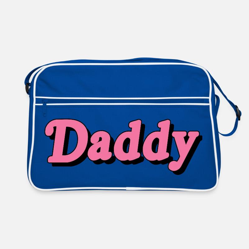 Skurriles Daddy-Textdesign Retro Tasche