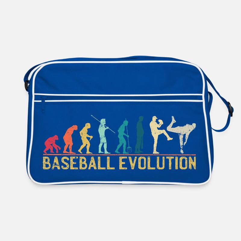 Baseball-Evolutions-Illustration Retro Tasche