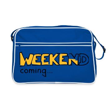 Weekend - Retro Bag - blue/white - Front