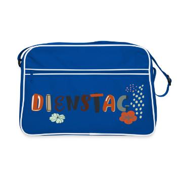 Tuesday Weekday - Retro Bag - blue/white - Front