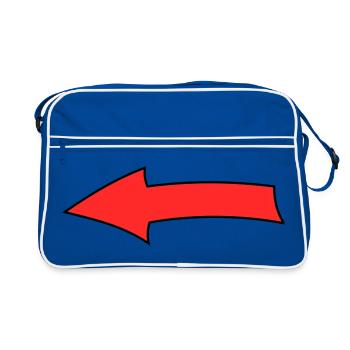 Arc à flèches - Sac Retro - bleu/blanc - Devant