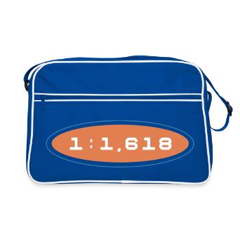 Golden Ratio - Retro Bag - blue/white - Front