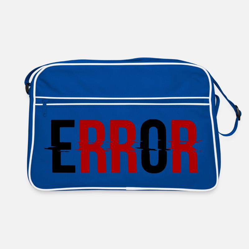 Error Glitch-Design Error Message Retro Bag