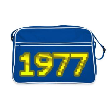 1977 - Retro Bag - blue/white - Front