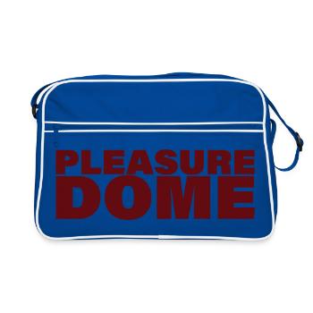 PLEASURE DOME - Retro Bag - blue/white - Front