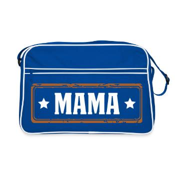 Maman - Sac Retro - bleu/blanc - Devant