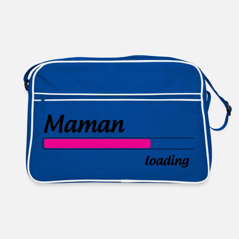 Maman loading... Please Wait - Future Mère Sac Retro