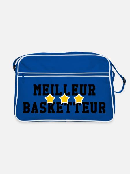 Best Basketball Player - Retro Bag - blue/white - Front